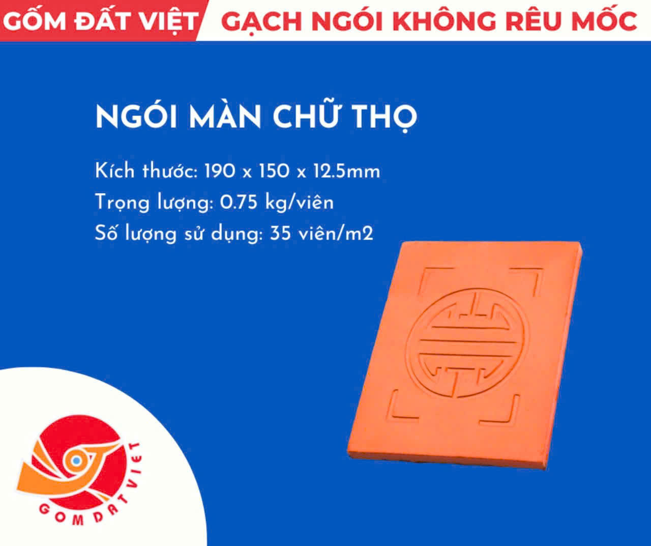 Ngói màn chữ thọ